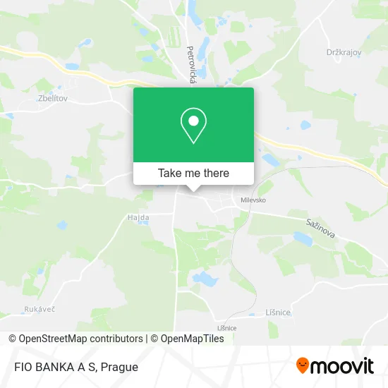 Карта FIO BANKA A S