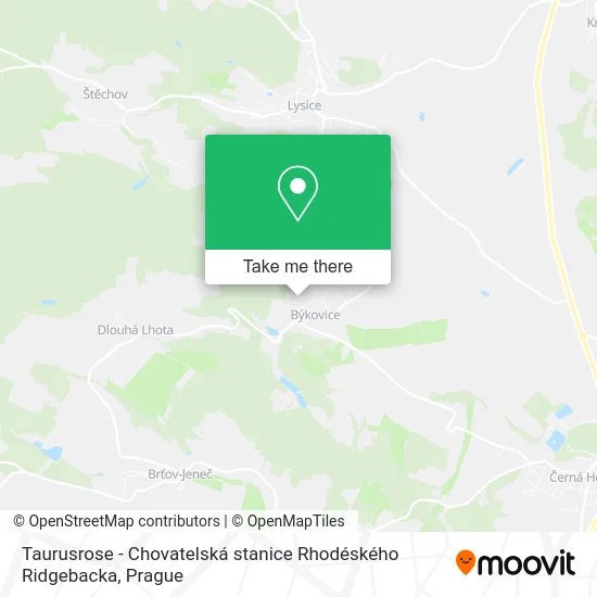 Карта Taurusrose - Chovatelská stanice Rhodéského Ridgebacka