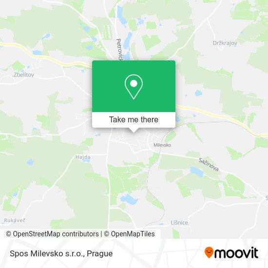 Карта Spos Milevsko s.r.o.