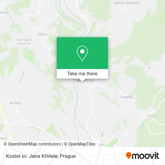 Карта Kostel sv. Jana Křtitele