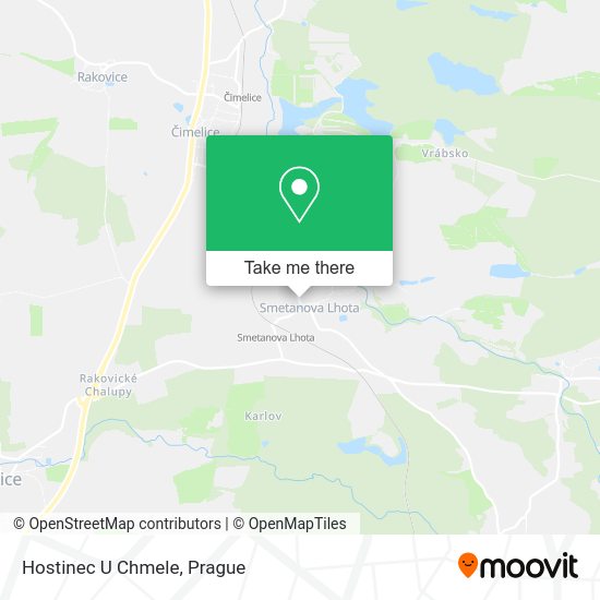 Карта Hostinec U Chmele