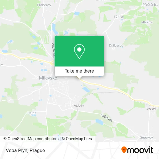 Карта Veba Plyn