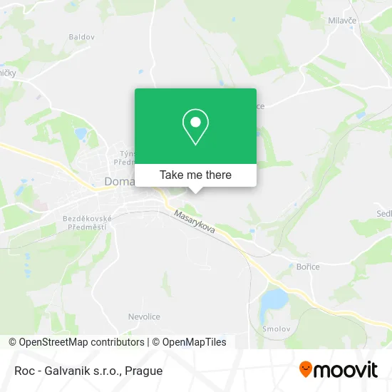 Карта Roc - Galvanik s.r.o.