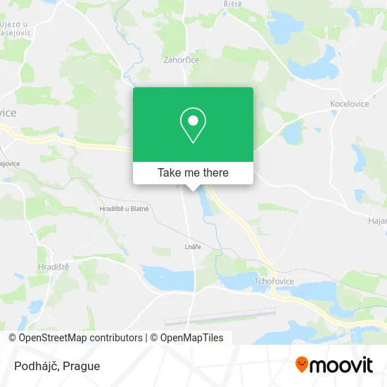 Карта Podhájč