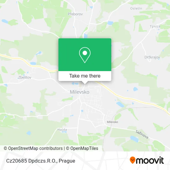 Карта Cz20685 Dpdczs.R.O.