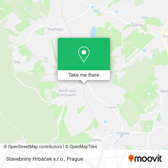 Карта Stavebniny Hrbáček s.r.o.