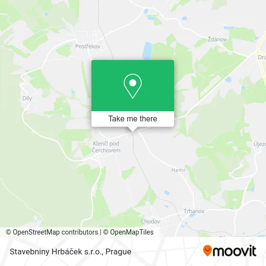 Карта Stavebniny Hrbáček s.r.o.