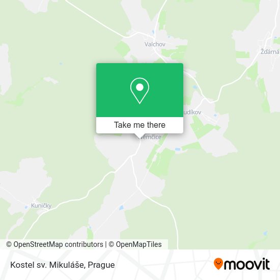 Карта Kostel sv. Mikuláše