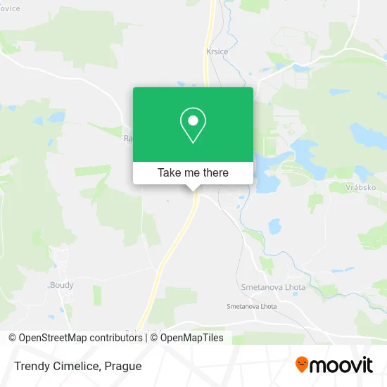 Карта Trendy Cimelice