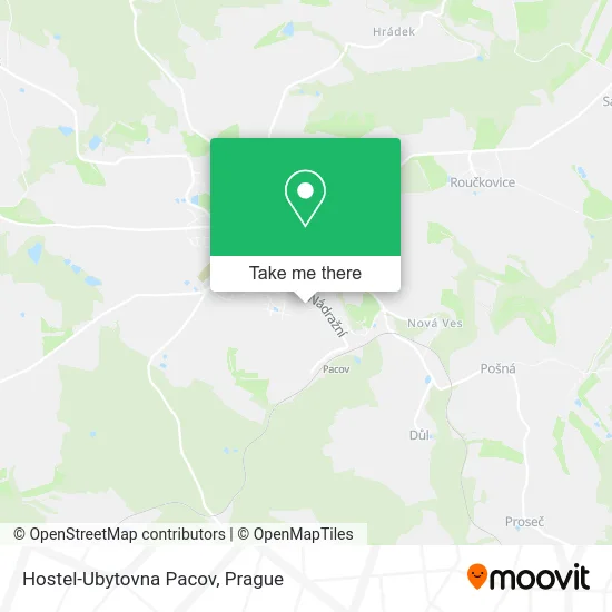 Карта Hostel-Ubytovna Pacov