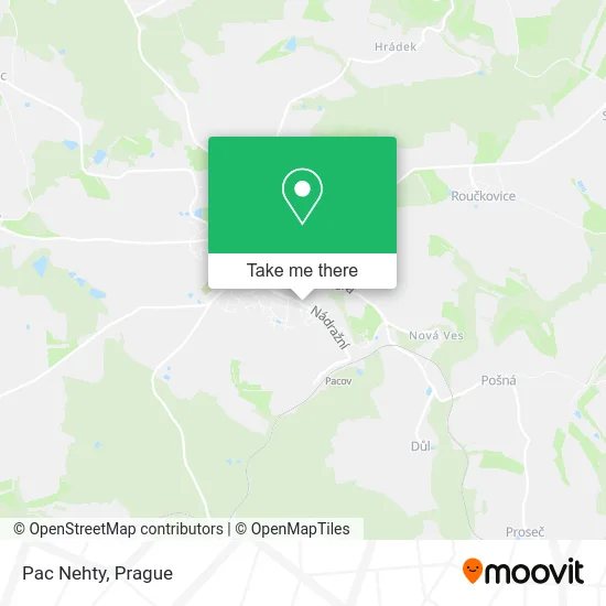 Карта Pac Nehty