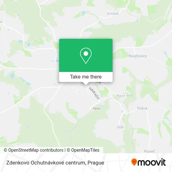 Карта Zdenkovo Ochutnávkové centrum