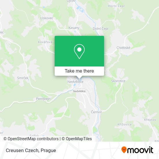 Карта Creusen Czech