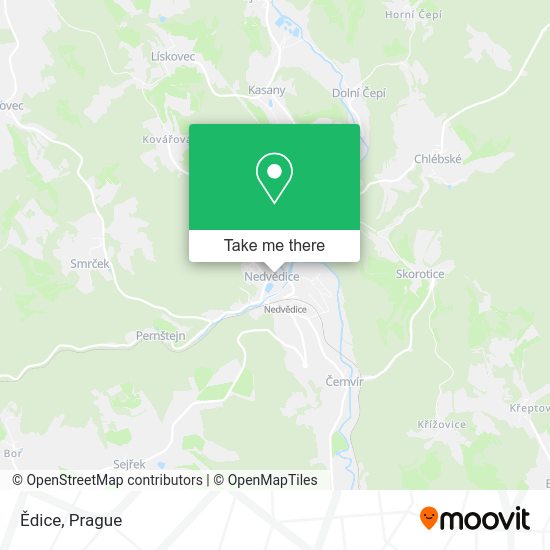 Карта Ědice