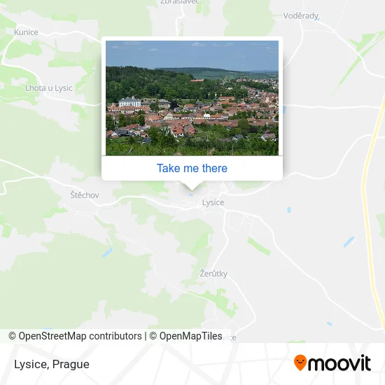 Карта Lysice