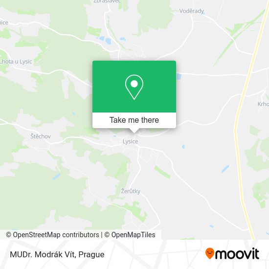 Карта MUDr. Modrák Vít
