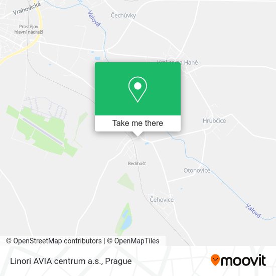 Карта Linori AVIA centrum a.s.