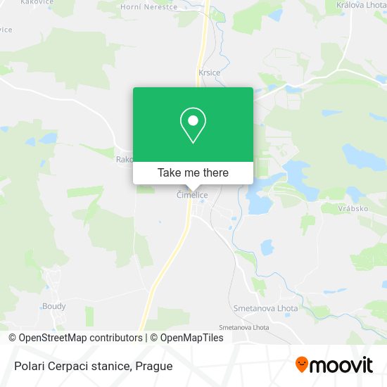 Карта Polari Cerpaci stanice