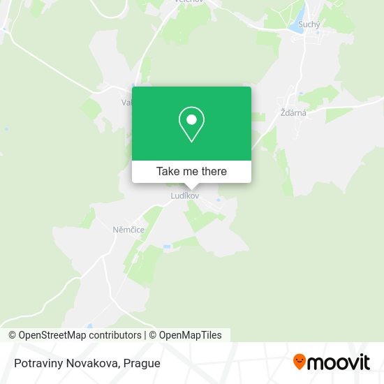 Карта Potraviny Novakova