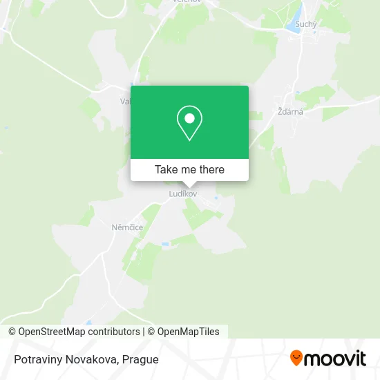 Карта Potraviny Novakova