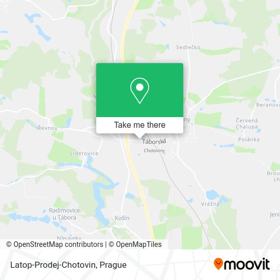 Карта Latop-Prodej-Chotovin