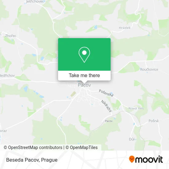 Карта Beseda Pacov