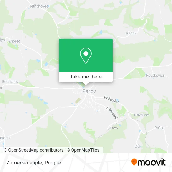 Карта Zámecká kaple