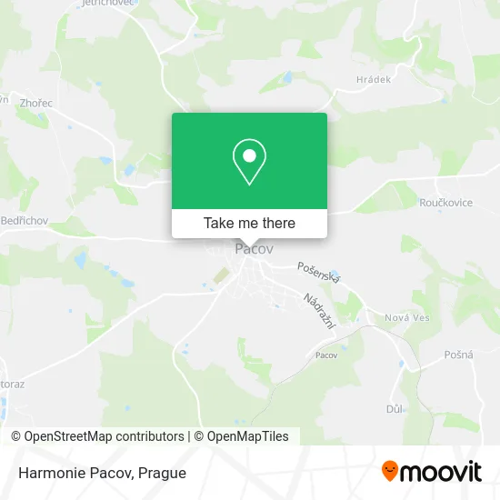 Карта Harmonie Pacov