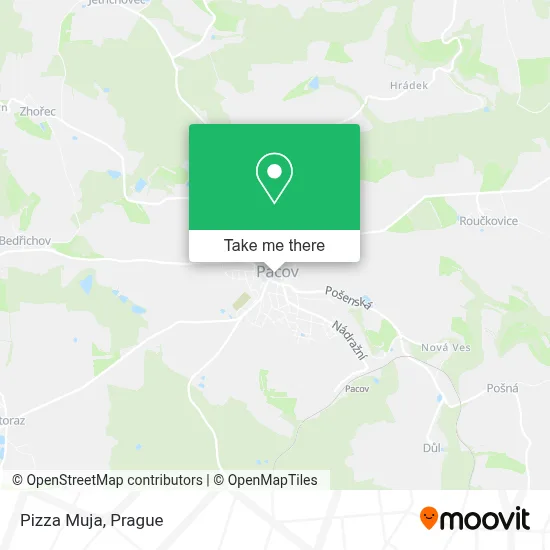 Pizza Muja map