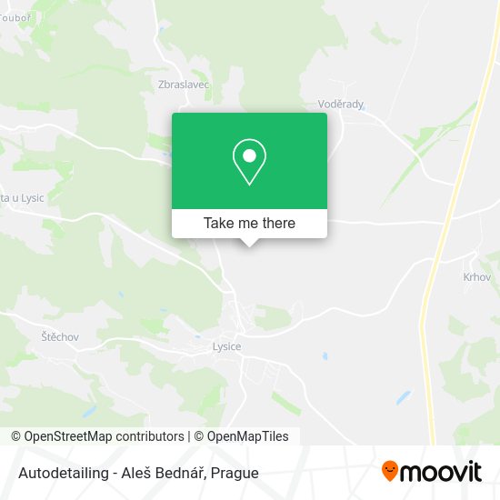 Карта Autodetailing - Aleš Bednář