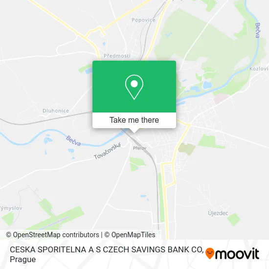 Карта CESKA SPORITELNA A S CZECH SAVINGS BANK CO