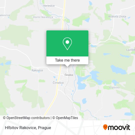 Карта Hřbitov Rakovice
