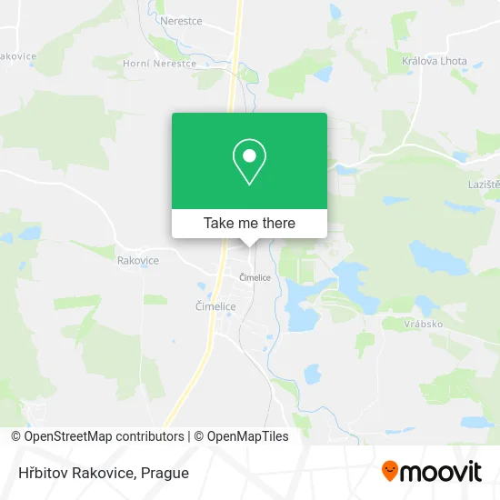 Hřbitov Rakovice map