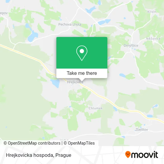 Карта Hrejkovicka hospoda