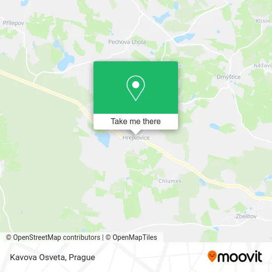 Карта Kavova Osveta