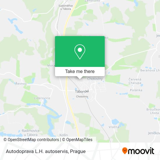Карта Autodoprava L.H. autoservis
