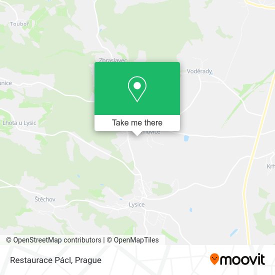 Карта Restaurace Pácl