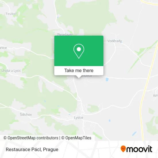 Карта Restaurace Pácl