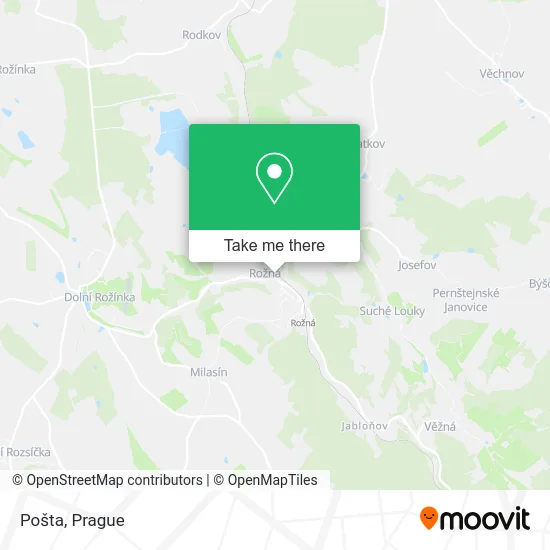 Карта Pošta