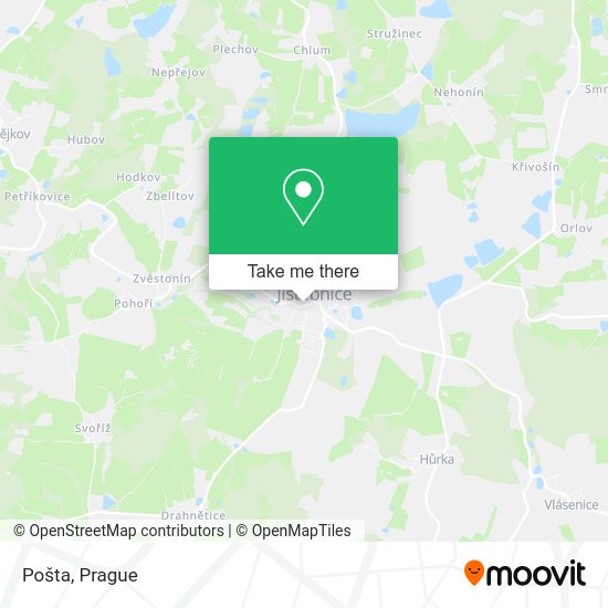 Карта Pošta