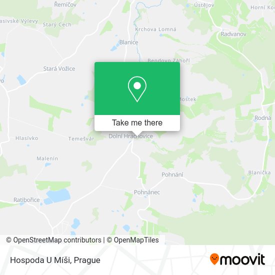 Карта Hospoda U Míši