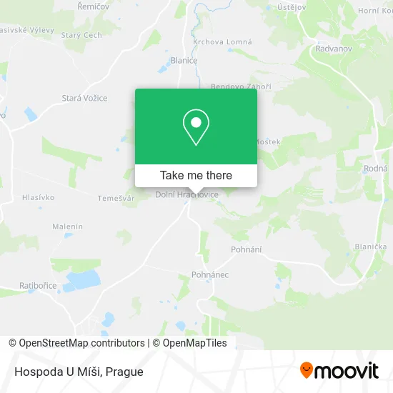 Карта Hospoda U Míši