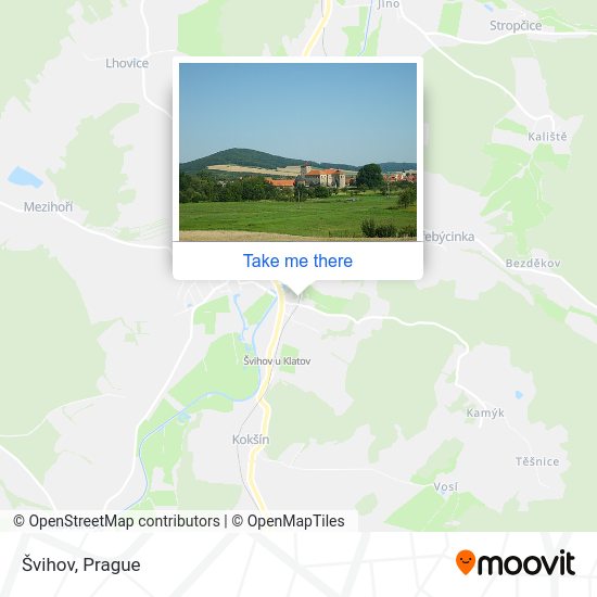 Карта Švihov