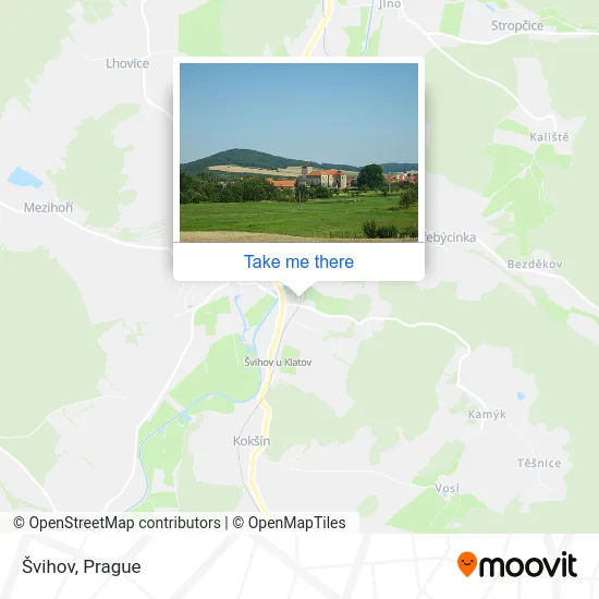 Карта Švihov