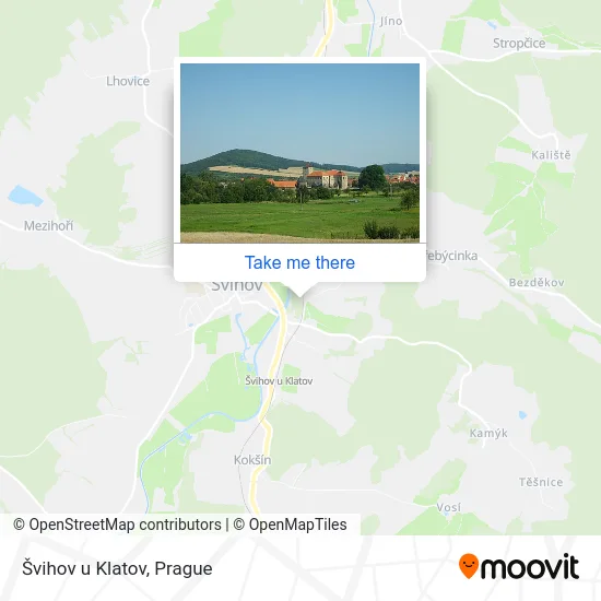 Карта Švihov u Klatov