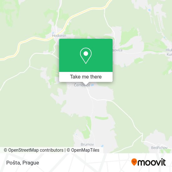 Карта Pošta