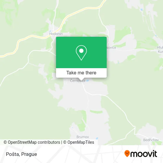 Карта Pošta