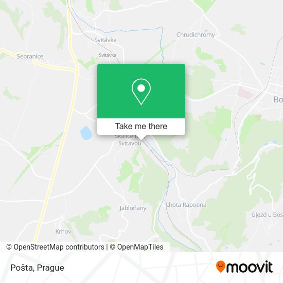 Карта Pošta
