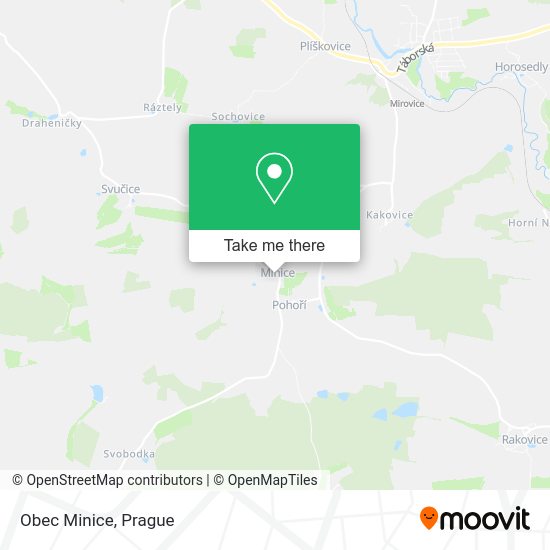 Карта Obec Minice