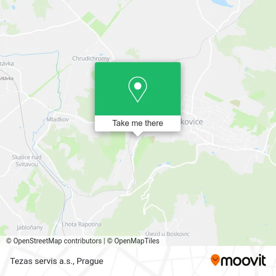 Карта Tezas servis a.s.